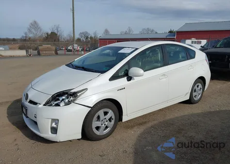 2011 Toyota Prius Two z USA, uszkodzony, nr VIN JTDKN3DU6B5365393